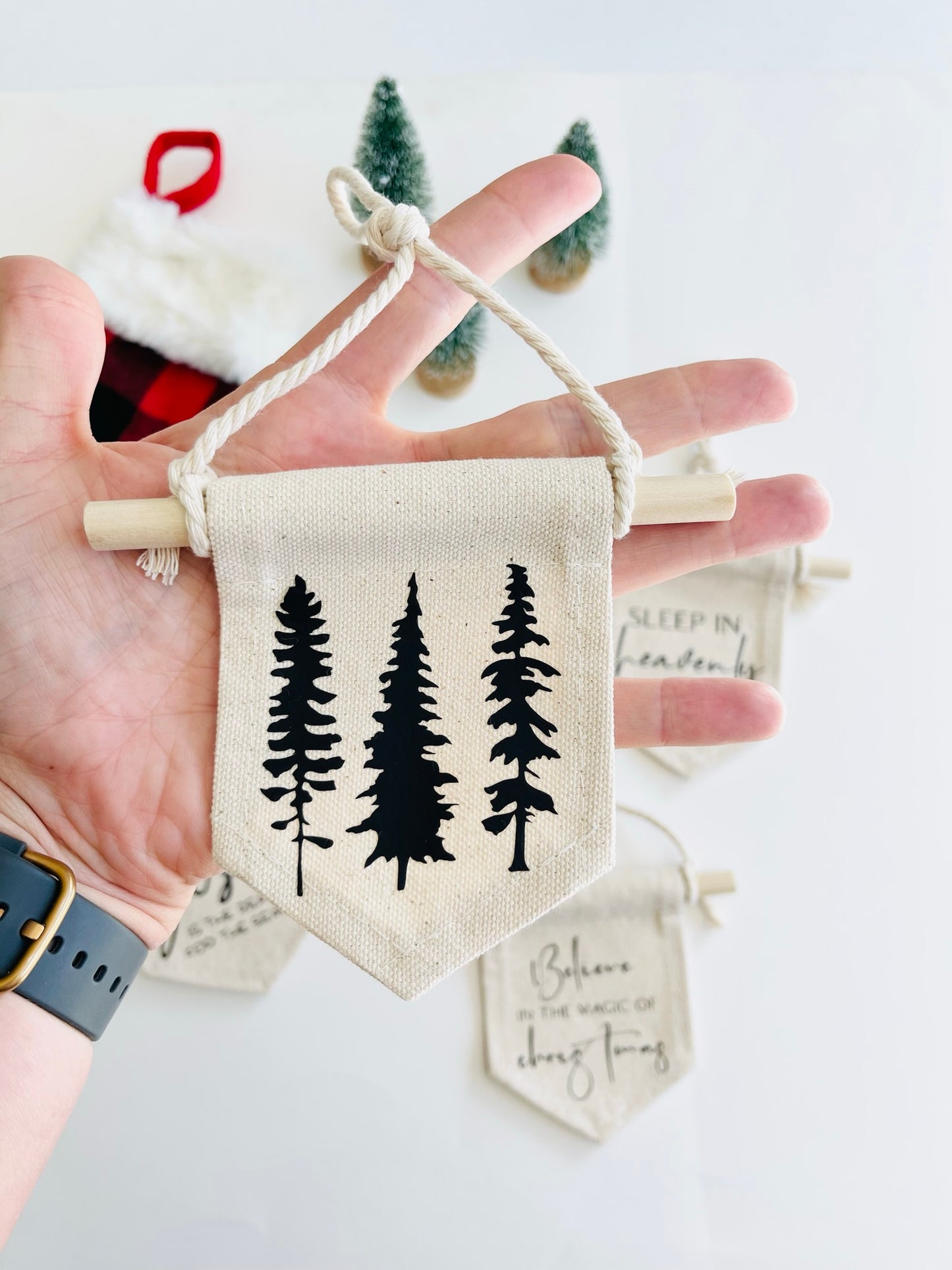 Christmas Ornament Canvas Banners Originals