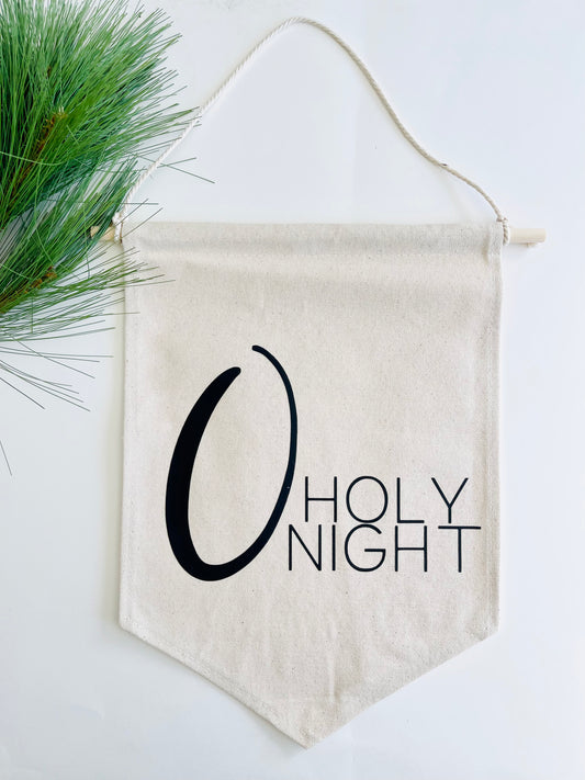 O Holy Night (2) Canvas Banner