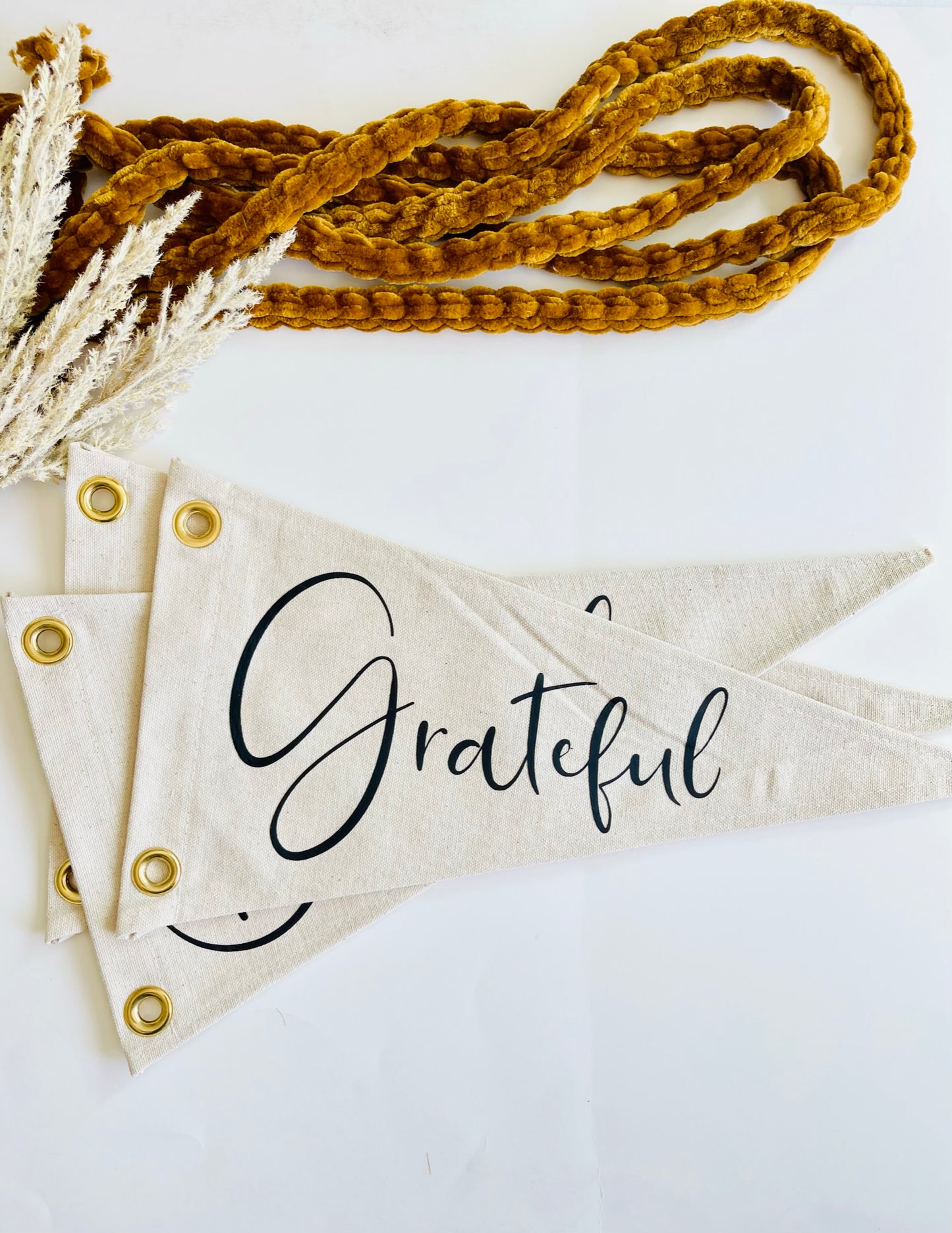 Thankful, Grateful, Blessed Pennant