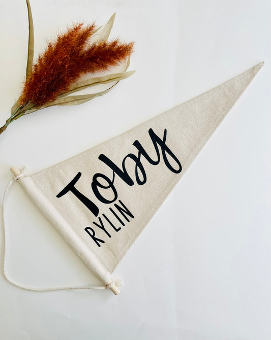 Custom Name Pennant