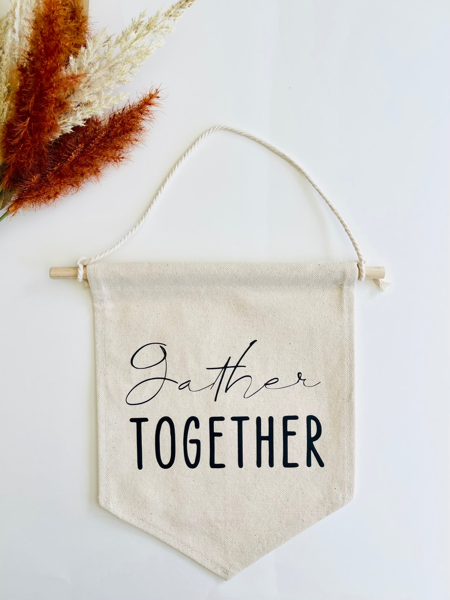 Gather Together Canvas Banner