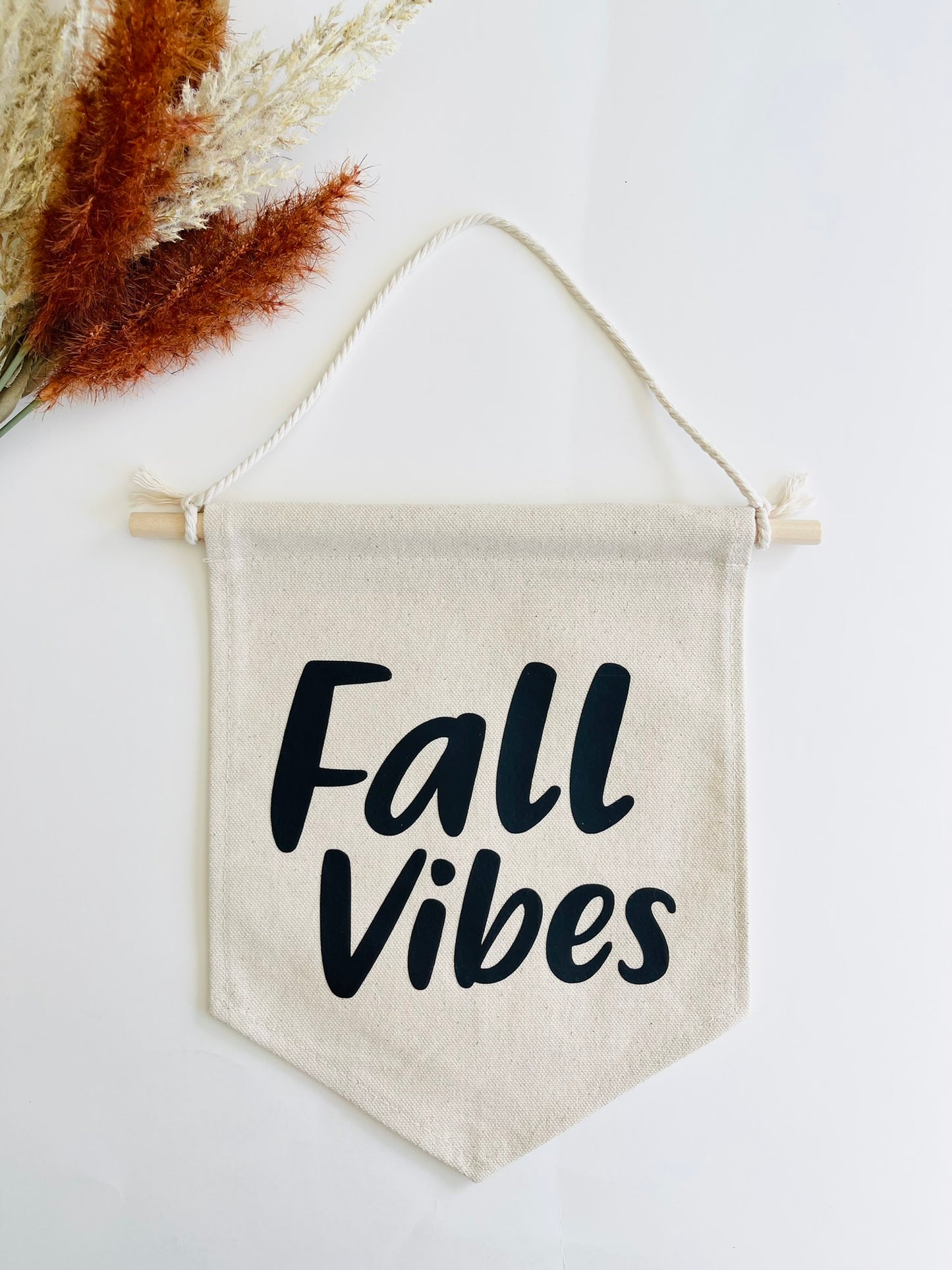 Fall Vibes Canvas Banner