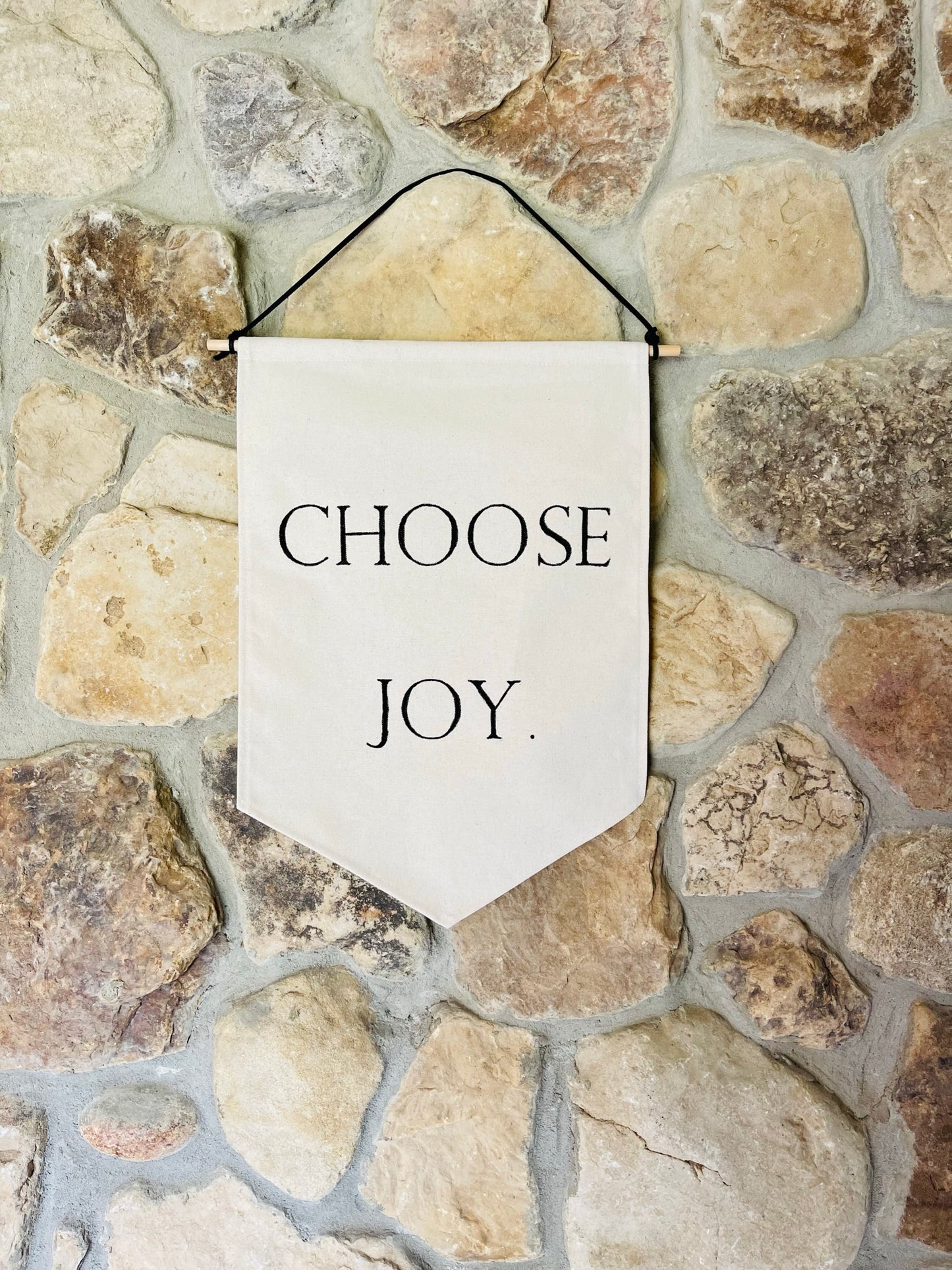 Choose Joy Canvas Banner