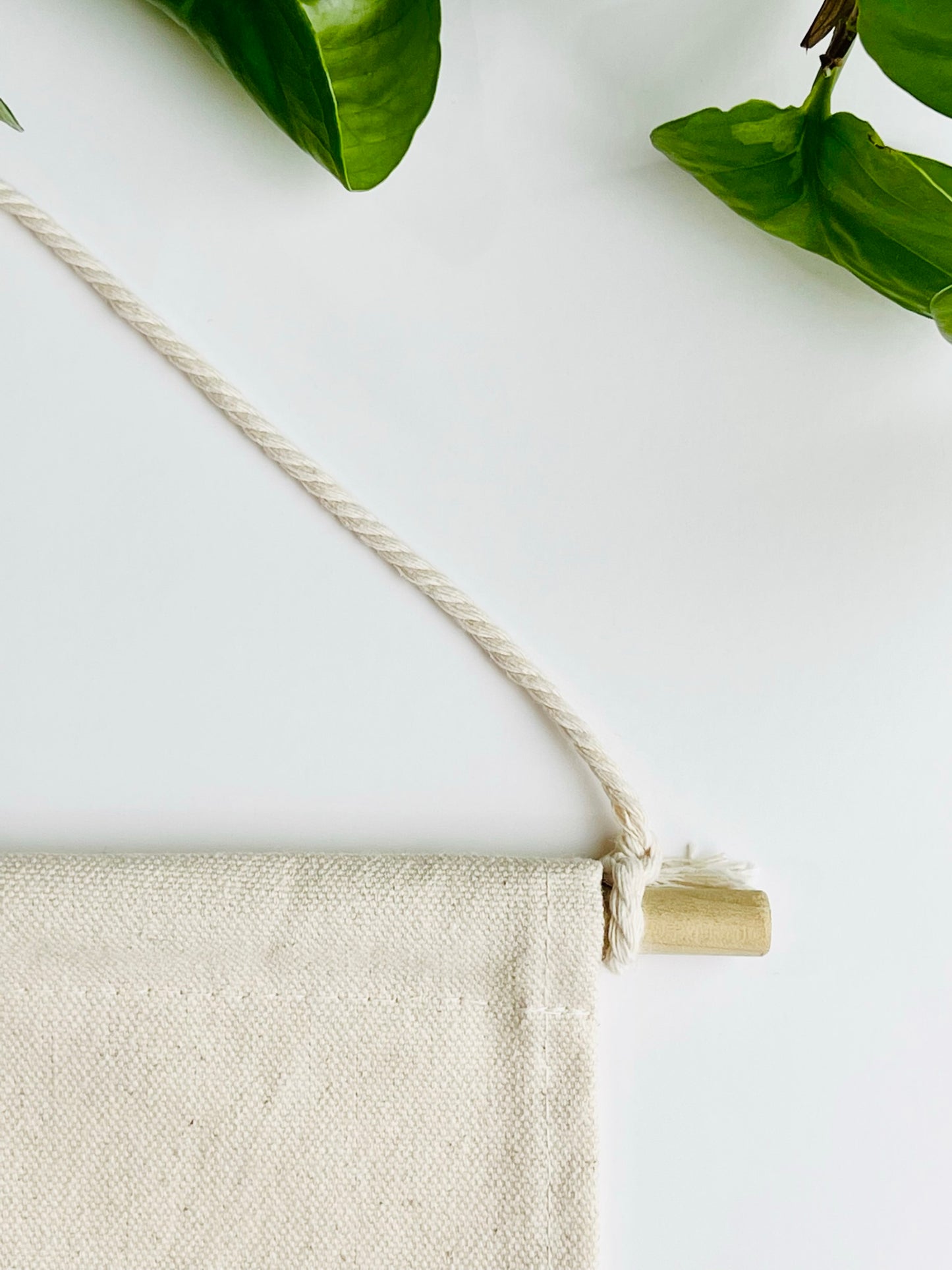 On earth as it is in Heaven Canvas Banner