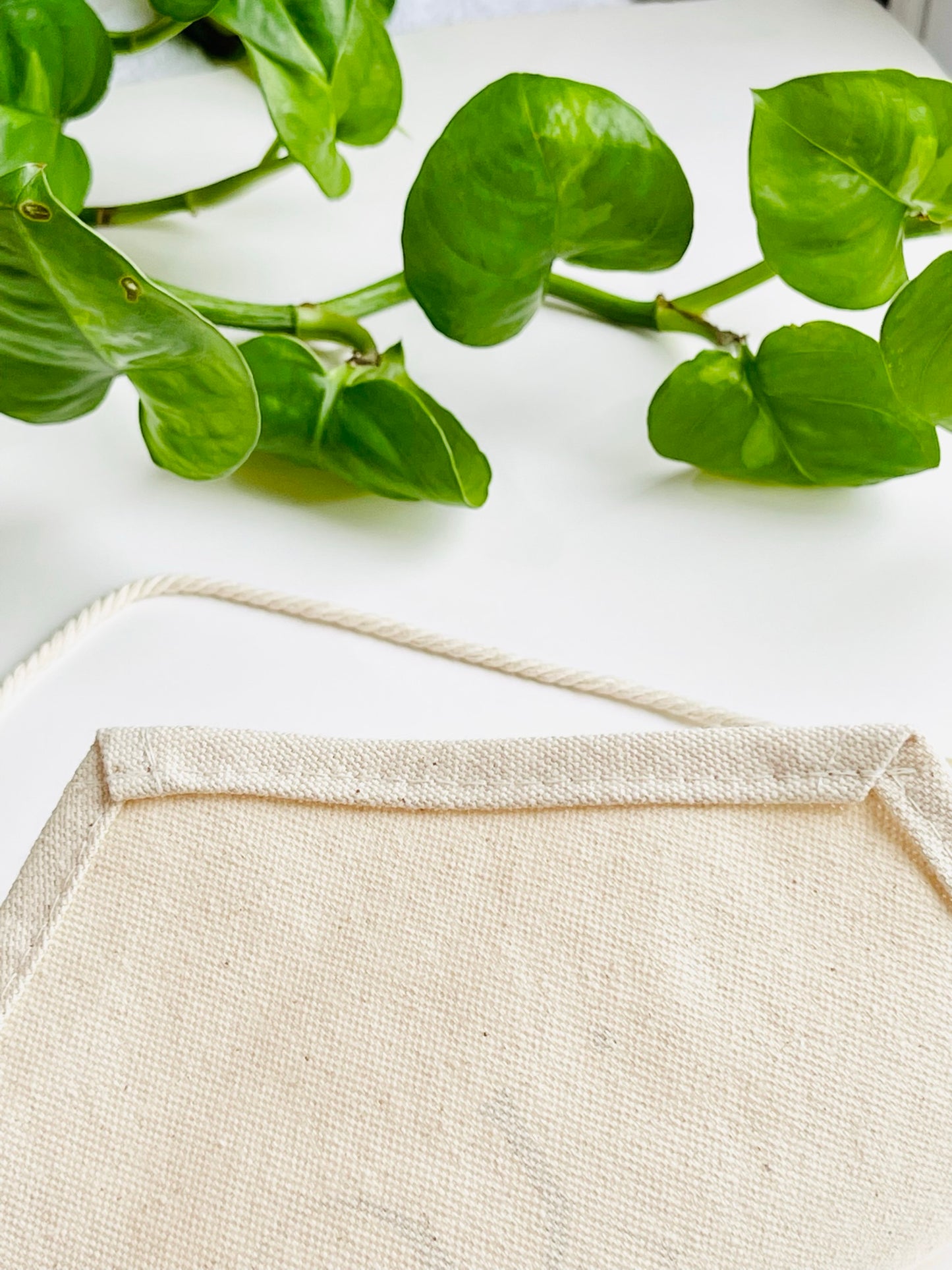 On earth as it is in Heaven Canvas Banner