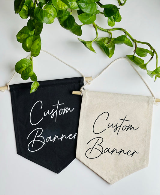 Custom Canvas Banner